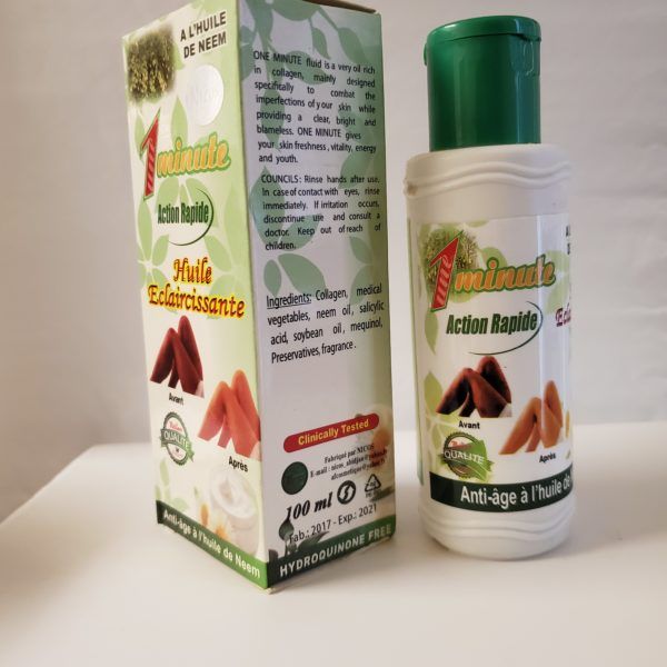 Neem Oil 1 Minutes Fast Action Huile Eclaircissant