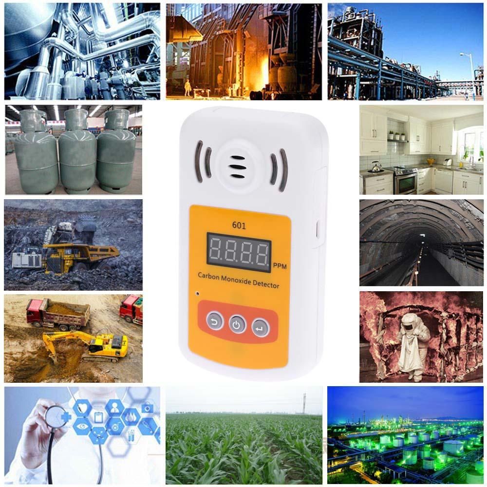 Portable Mini Carbon Monoxide Detector CO Gas Meter with Sound and Light Alarm