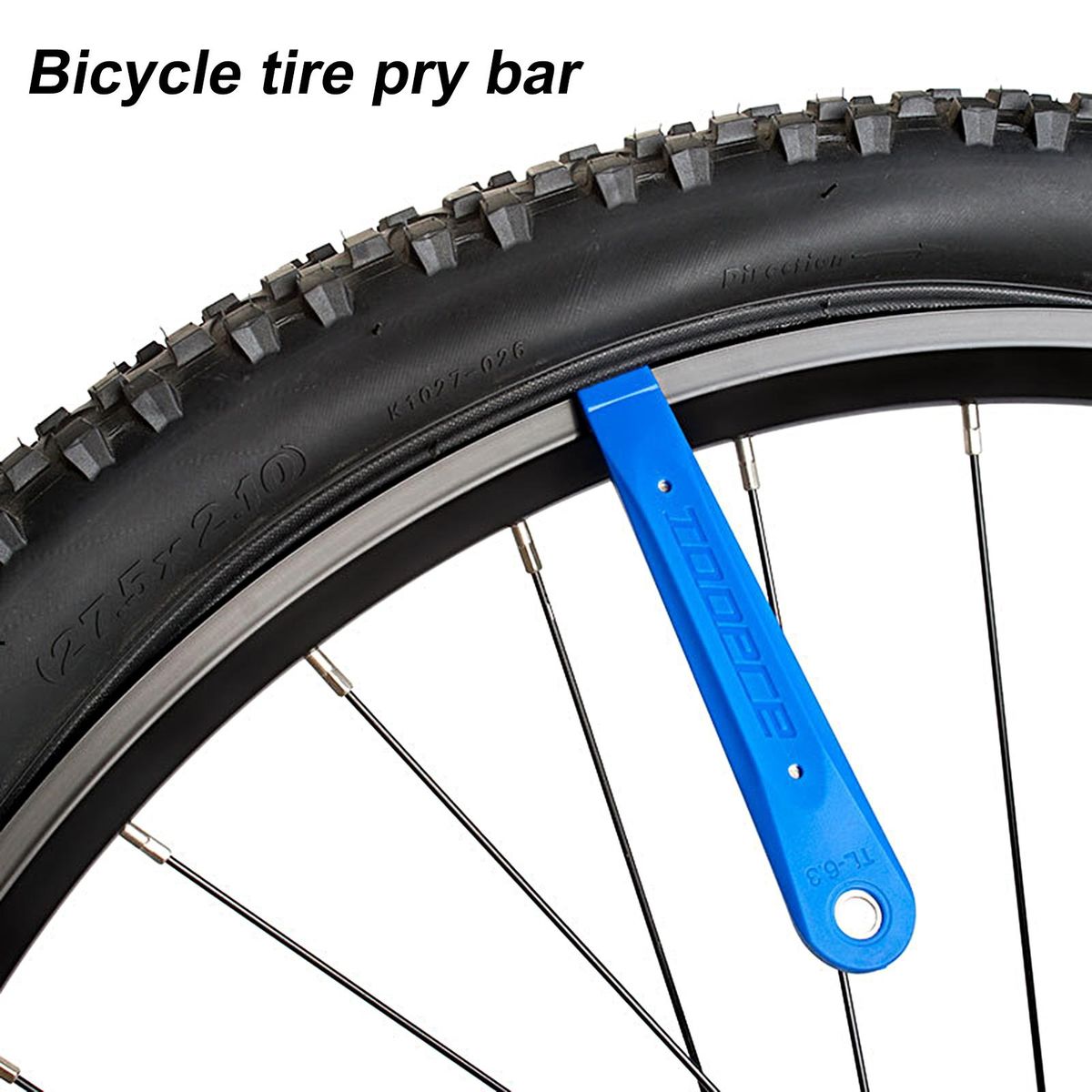 2Pcs Bike Wheel Removers Wear Resistant Bike Tire Levers Blue
