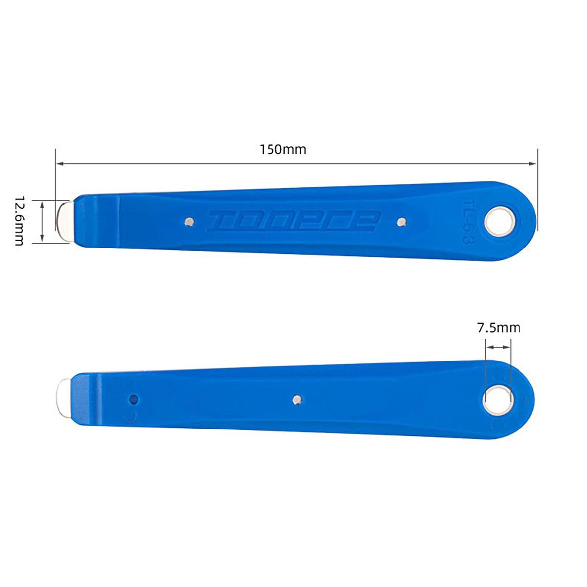2Pcs Bike Wheel Removers Wear Resistant Bike Tire Levers Blue