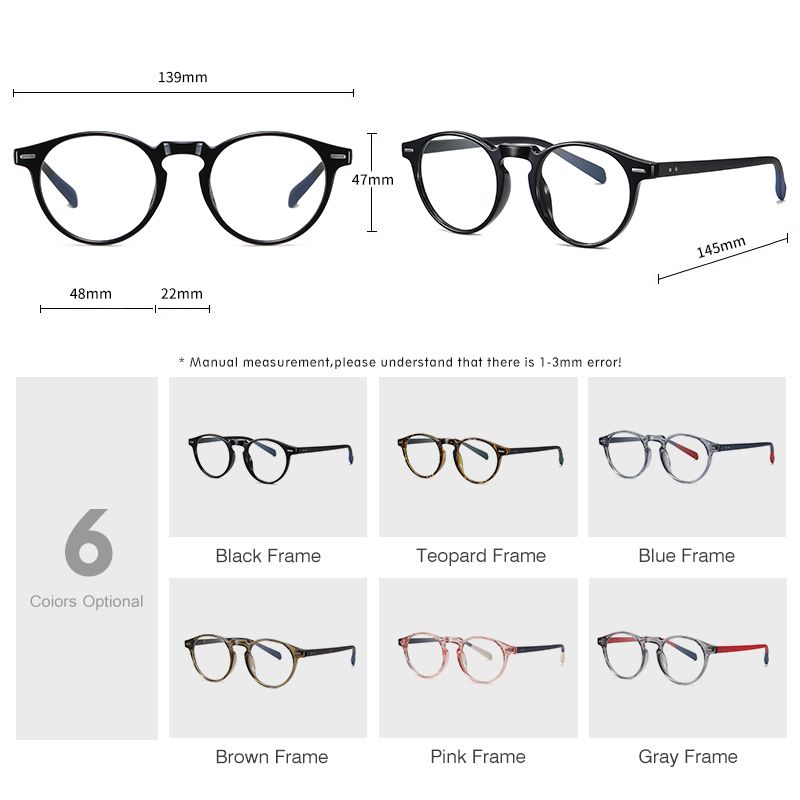 (Gray Frame)LM New Photochromic Anti Blue Light Glasses Men Gaming Round