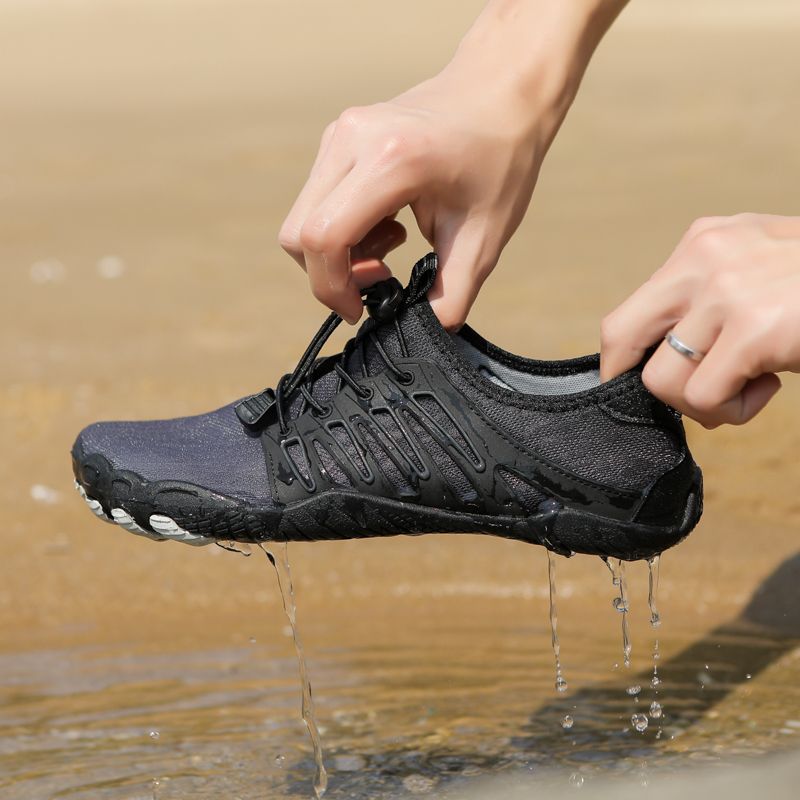 Men's Outdoor Beach Shoes Trail Shoes Swimming Shoes Black