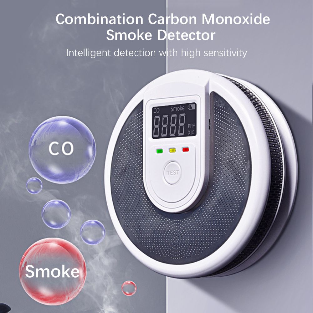Combination Carbon Monoxide Smoke Detector Battery Operated