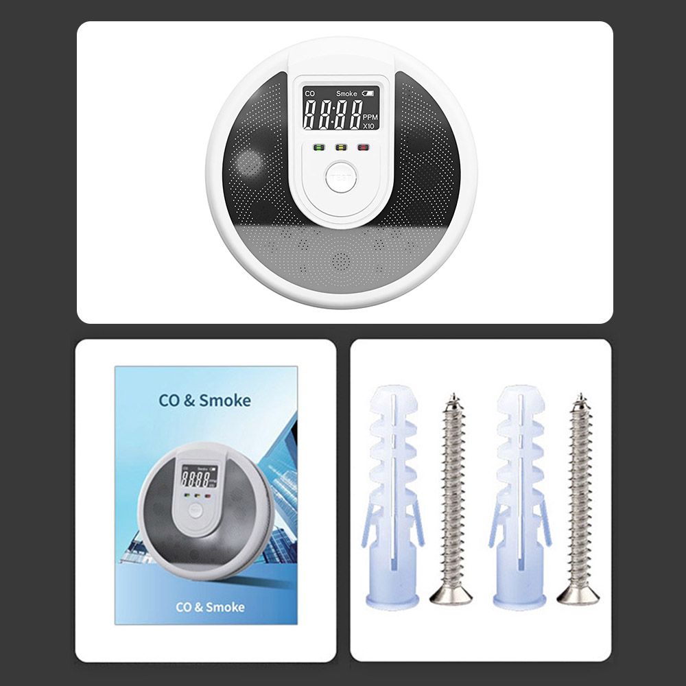 Combination Carbon Monoxide Smoke Detector Battery Operated