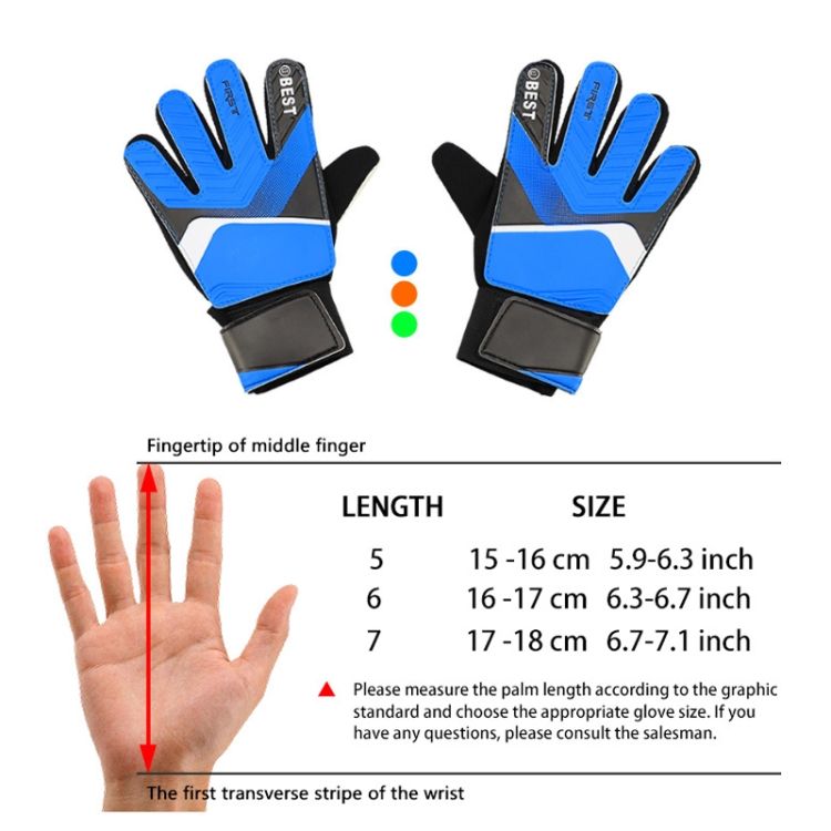 Children Latex Anti-Collision Goalkeeper Gloves
