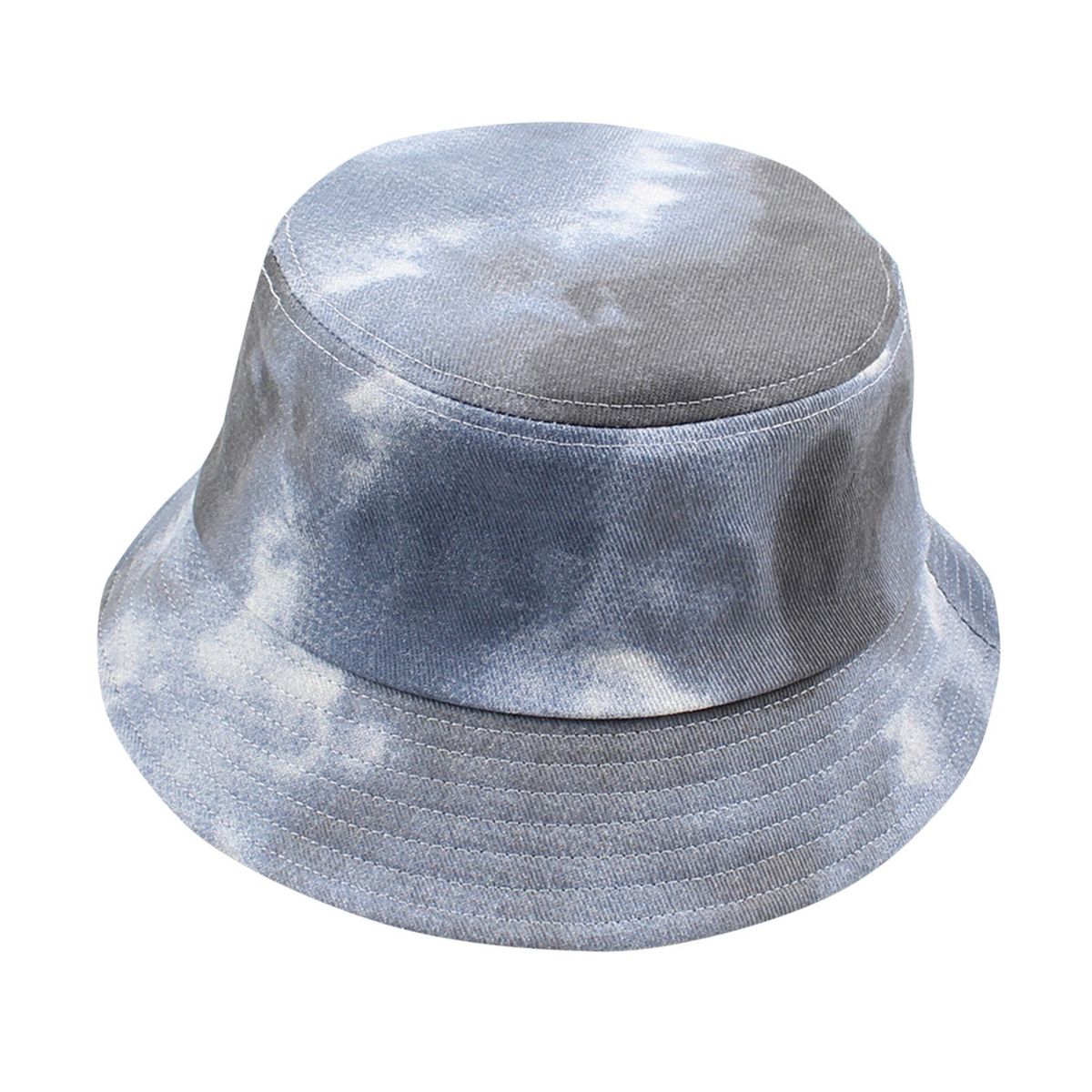 Men Women Tie-Dye Print Fisherman Hat Adjustable Outdoor