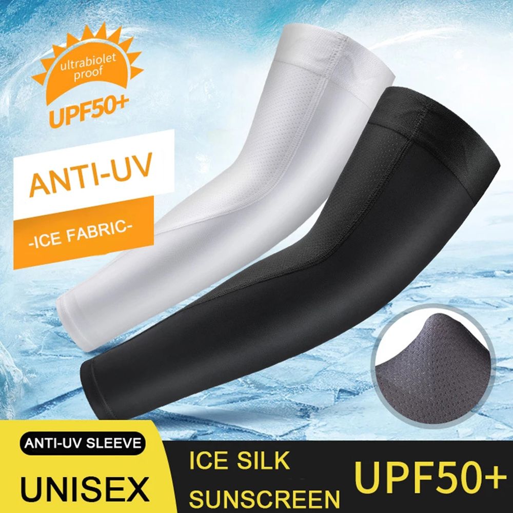 NEWBOLER Ice Fabric Runnling Camping Arm Warmers Basketball