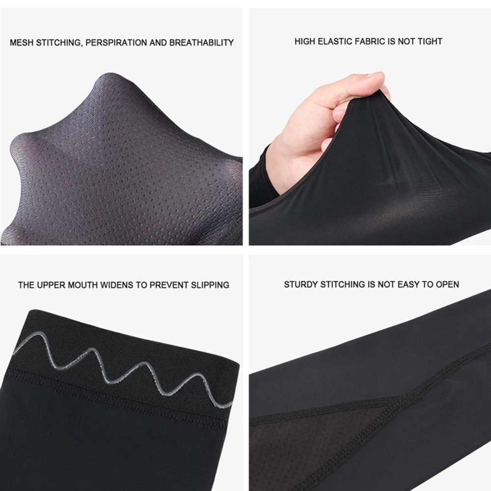 NEWBOLER Ice Fabric Runnling Camping Arm Warmers Basketball