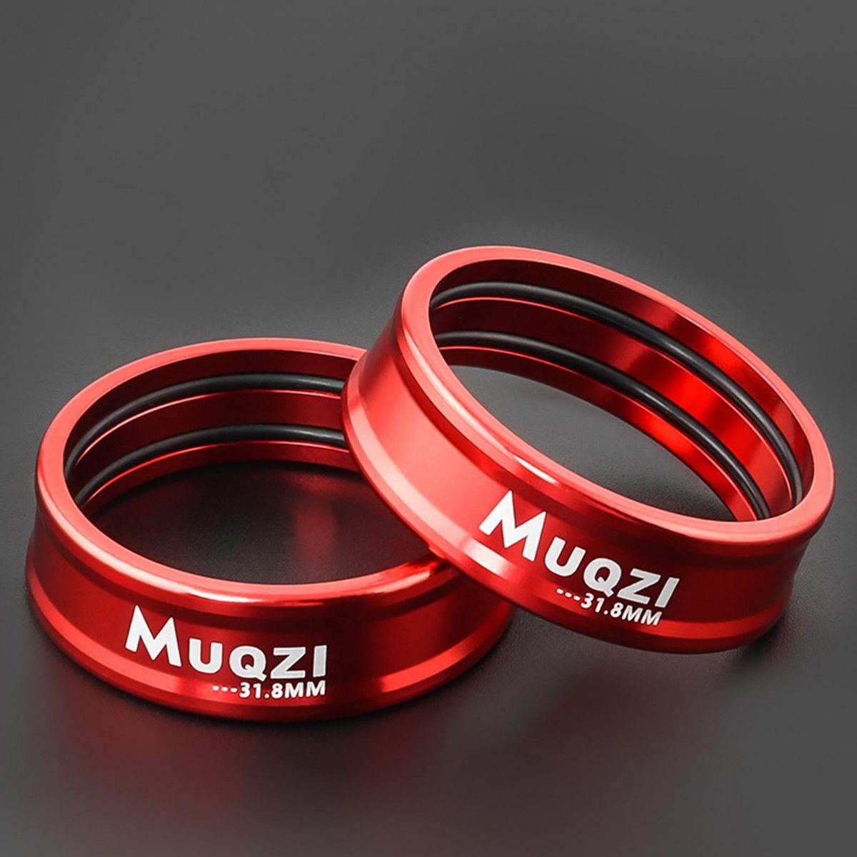 1 Pair Handlebar Lock Rings Bicycle Handlebar End Lock Rings Red