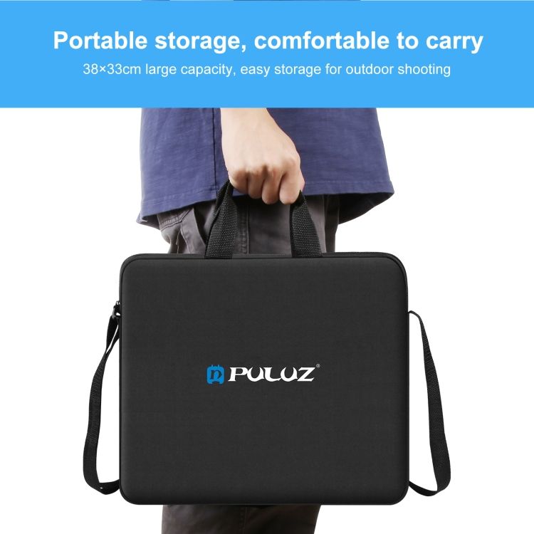 PULUZ 12 Inch Ring LED Lights Portable Zipper Storage Bag