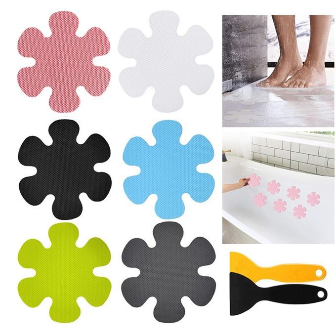 20Pcs Anti Slip Stickers With Bright Colors Shower Decals Luminous