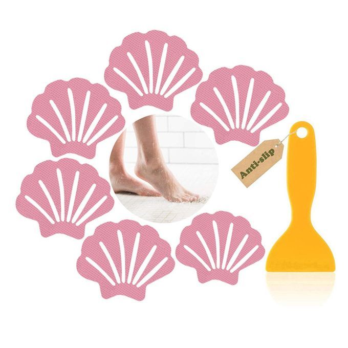 30Pcs Anti Slip Stickers With Scraper Strong Waterproof For Pink