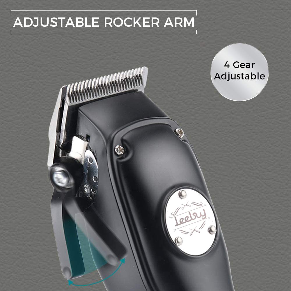 Cordless Hair Clipper Trimmer Professional Rechargeable Hair Cutting Kit With Charging Stand