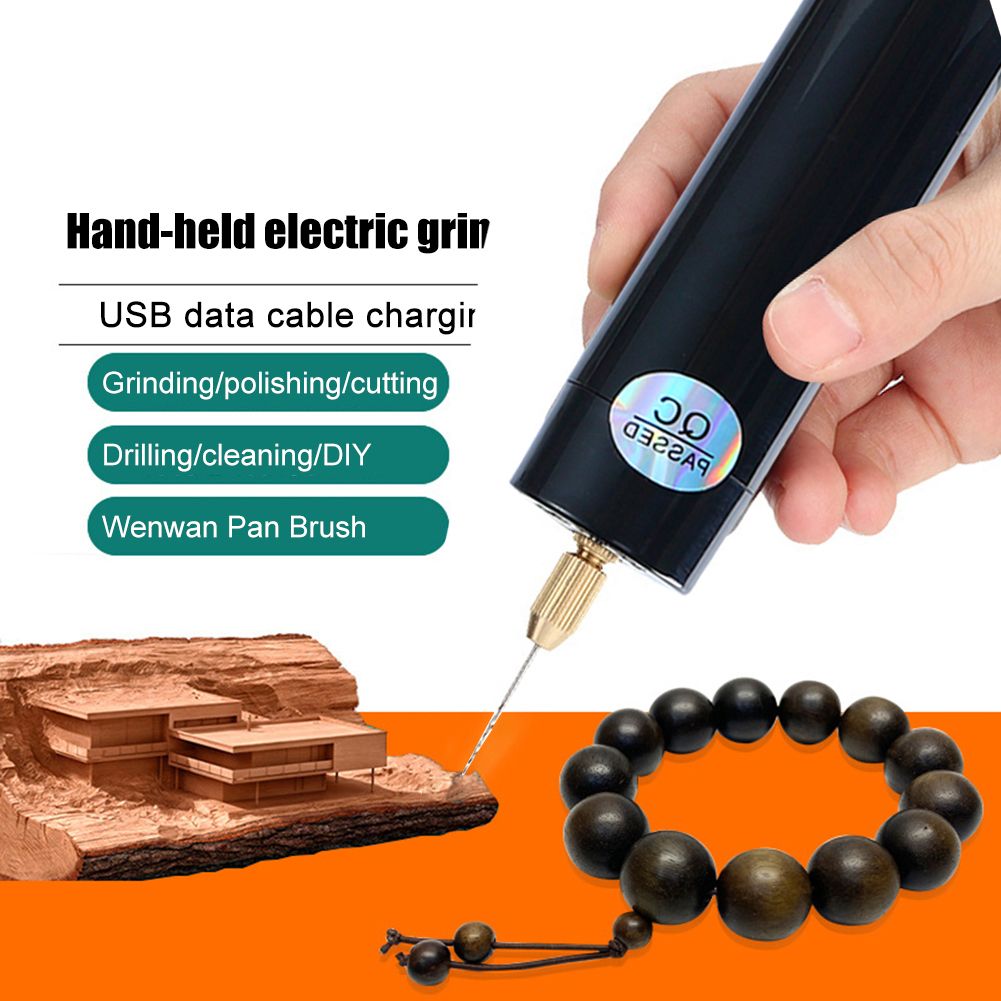 Mini Electric Drill Handheld For Pearl Epoxy Resin Jewelry Making Diy Wood Craft Tools 5V USB Jewelry Tools Grinding Machine