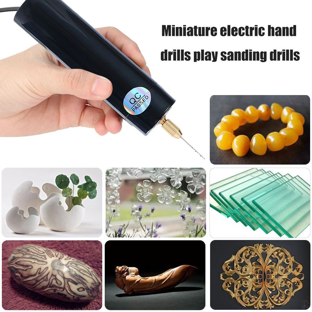 Mini Electric Drill Handheld For Pearl Epoxy Resin Jewelry Making Diy Wood Craft Tools 5V USB Jewelry Tools Grinding Machine