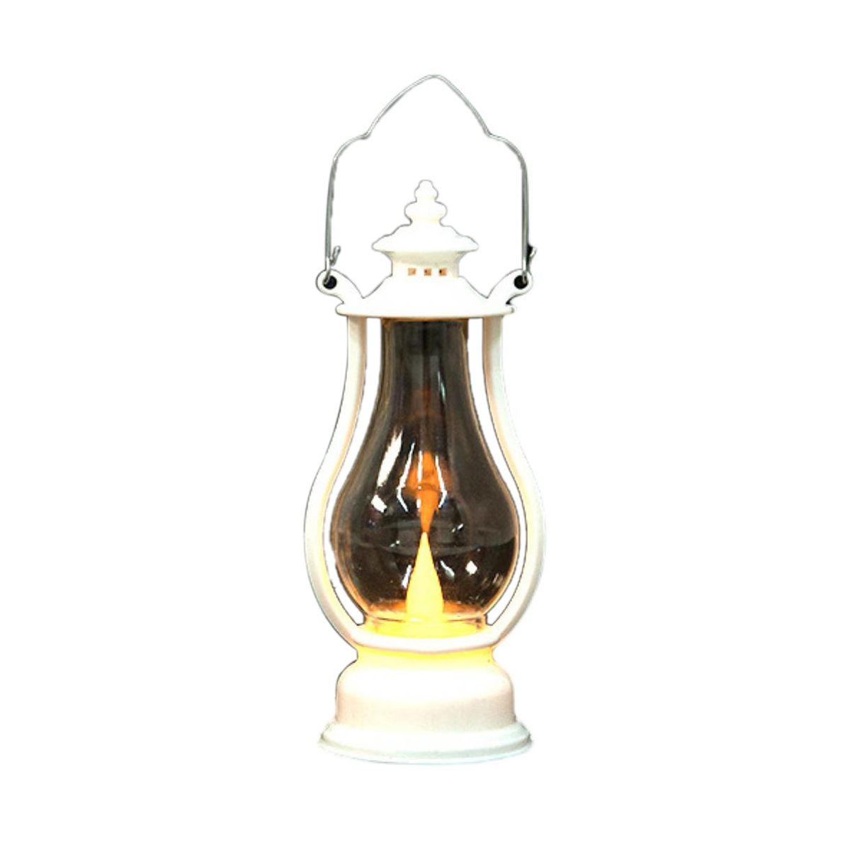 Desktop Lantern Hanging LED Lantern Lamp White