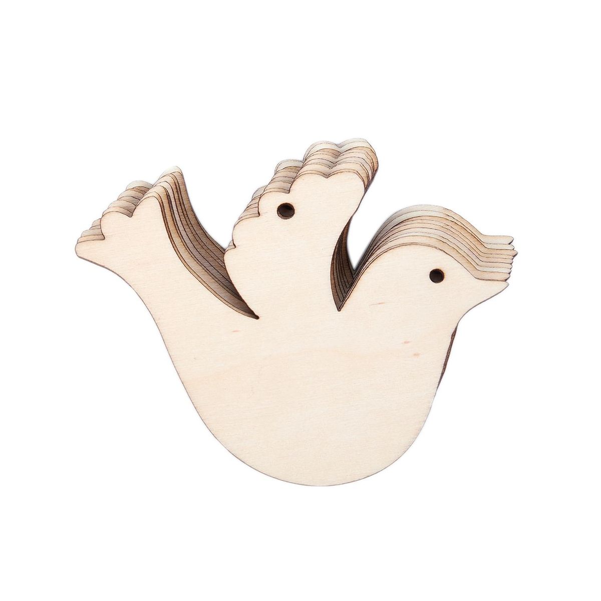 10pcs/set Wooden Dove for Wedding Wish Tree