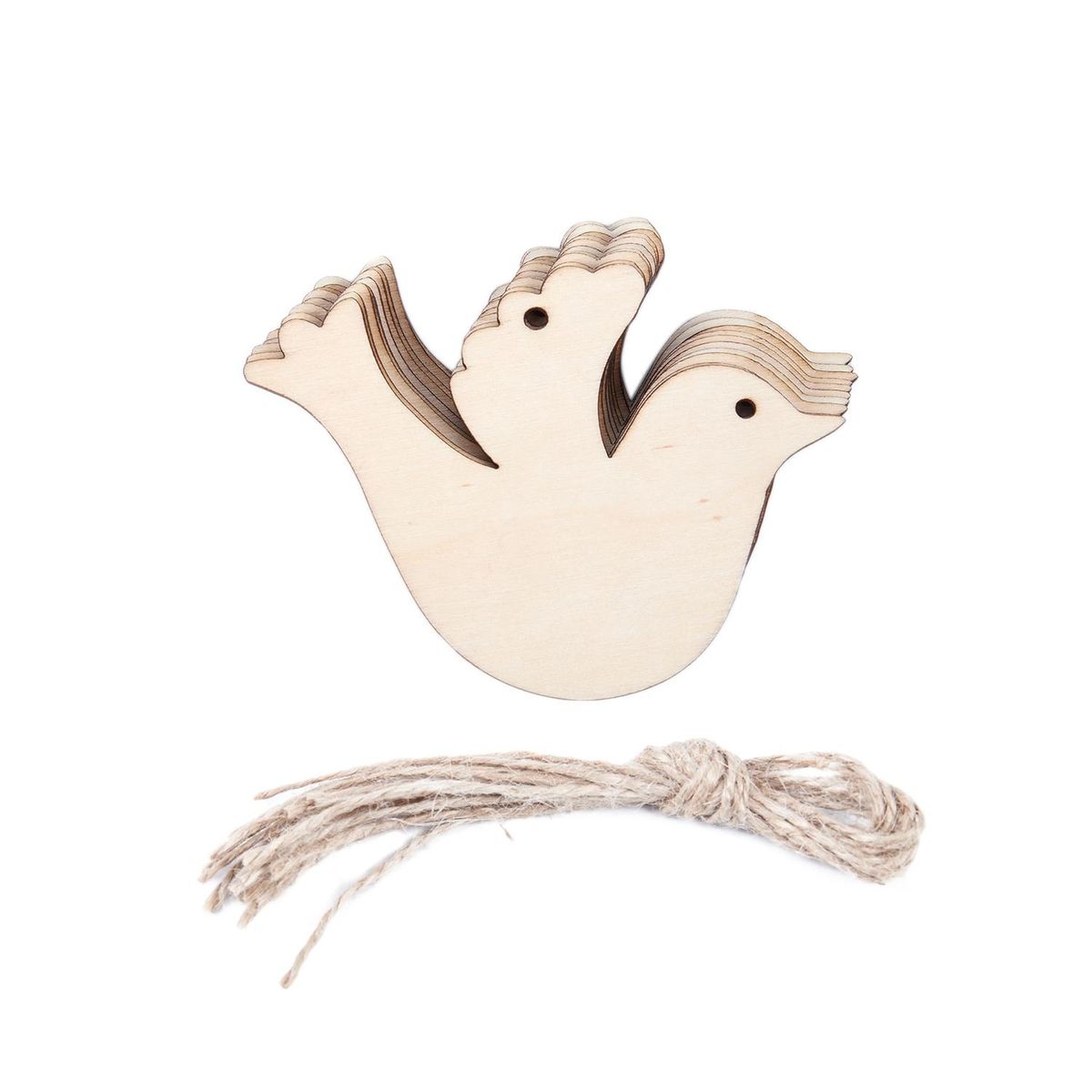 10pcs/set Wooden Dove for Wedding Wish Tree
