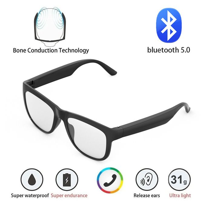 Bluetooth Smart Glasses Audio Hands-Free Call Sport Stereo Sunglasses