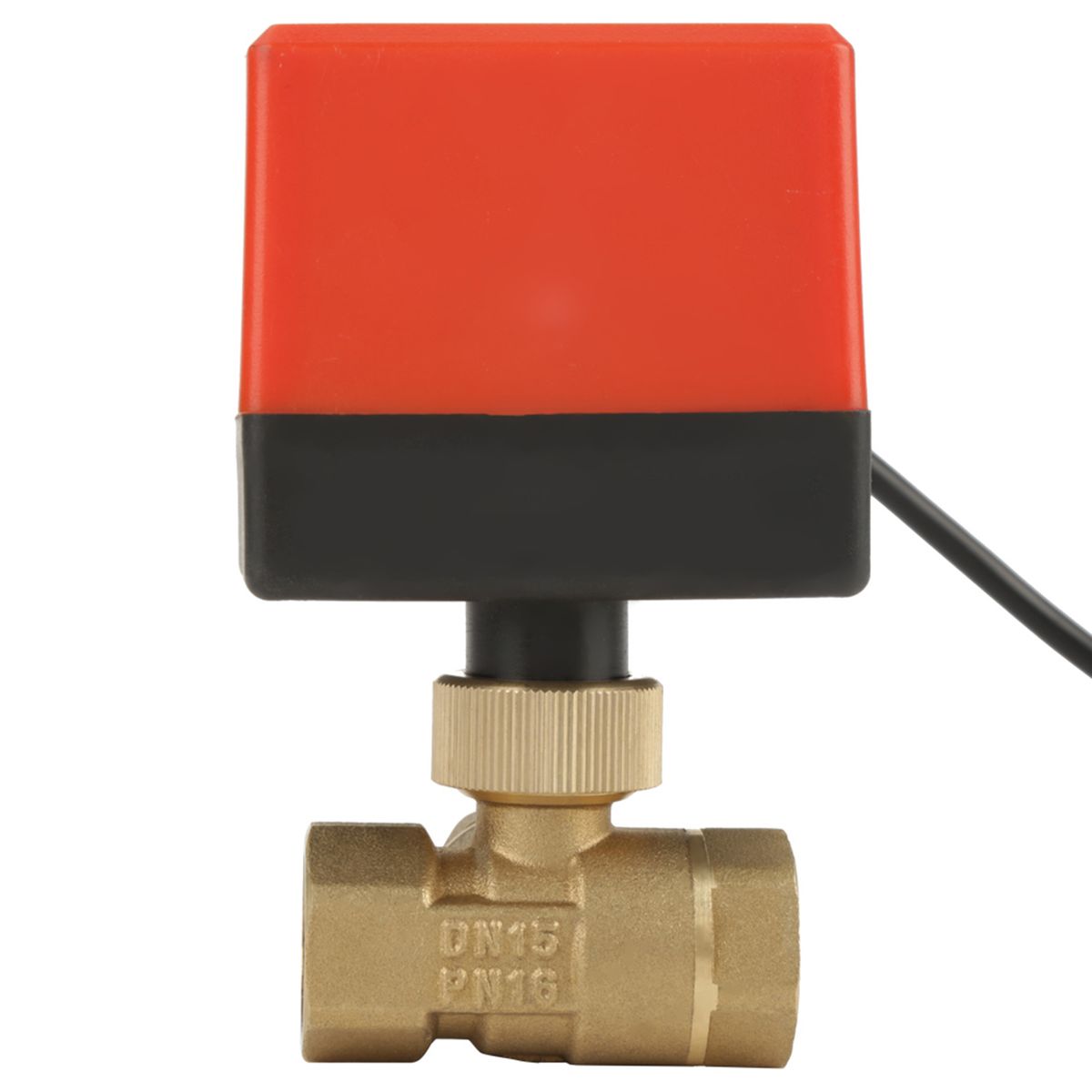 G1/2" DN15 Br 3 Way 220VAC Motorized Ball Electrical Vae