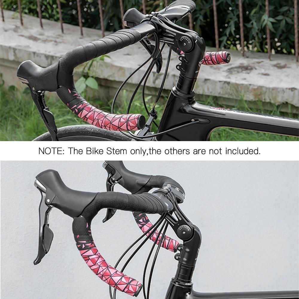 Adjustable Bike Stem Handlebar Stem Fits 31.8mm Handlebar for Road Bike MTB