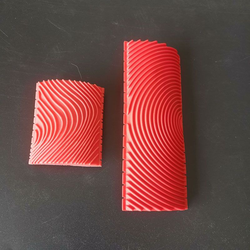 2pcs/set Rubber Roller Brush Imitation Wood Graini