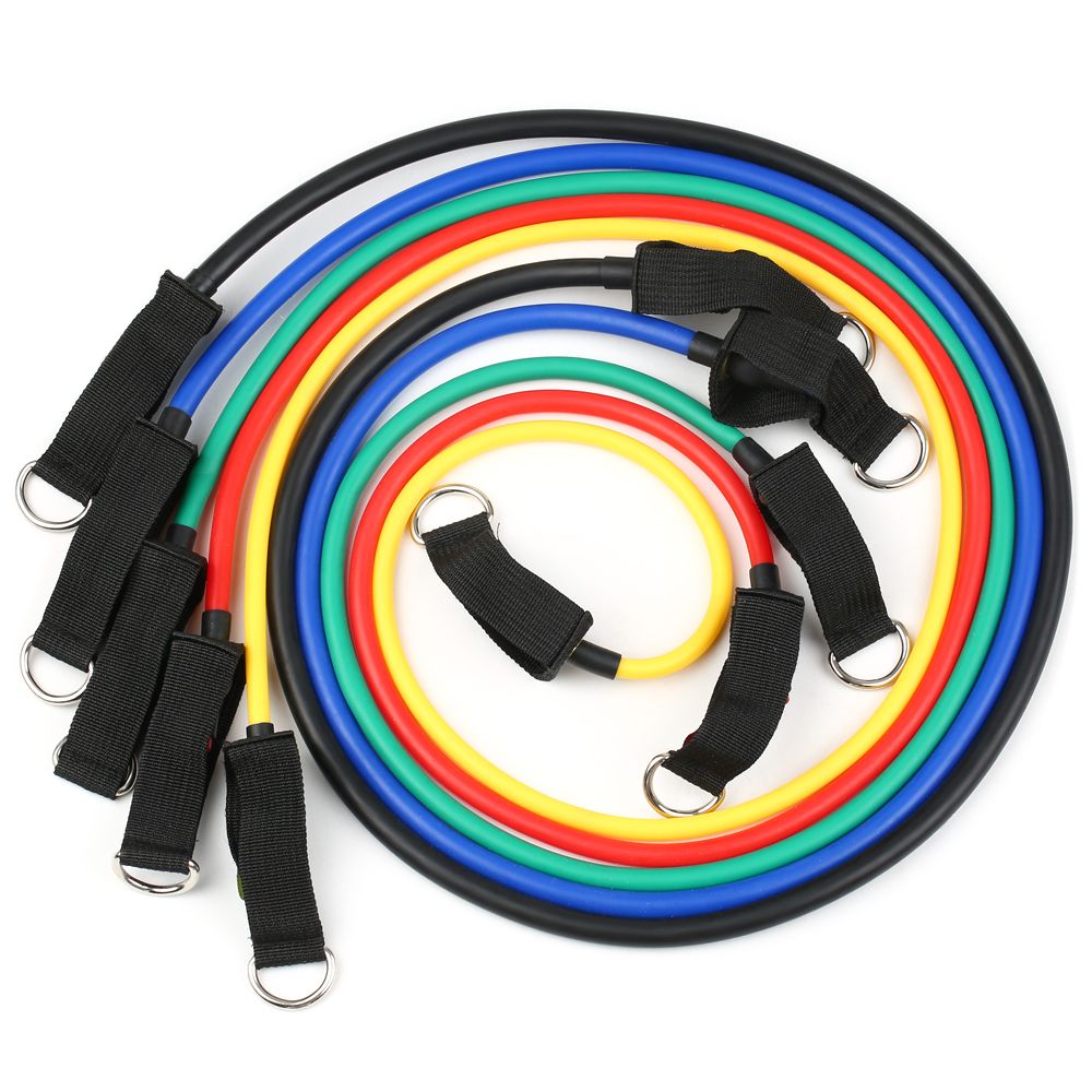 13Pcs Resistance Bands Set Elastic Workout Fintess