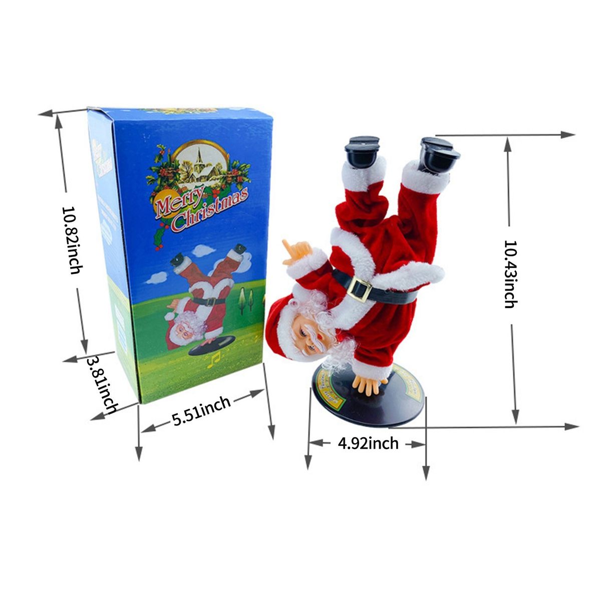 Electric Dance Santa Claus Doll Christmas Decoration Xmas