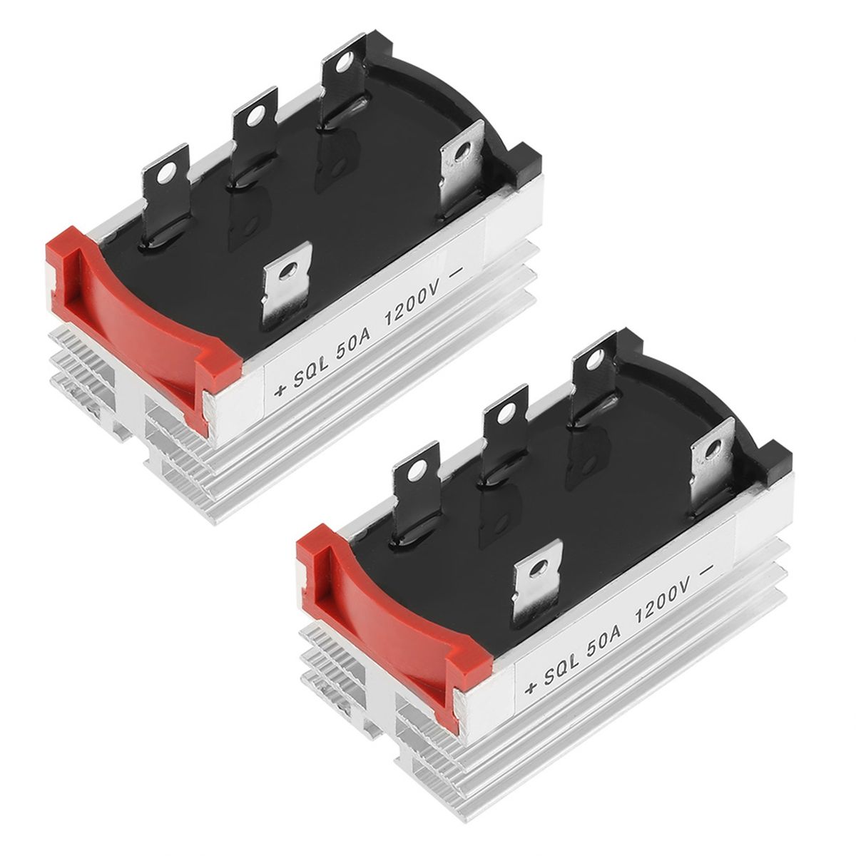 2pcs Bridge Rectifier 3 Phase Diode 50 Amp 1200V Aluminum