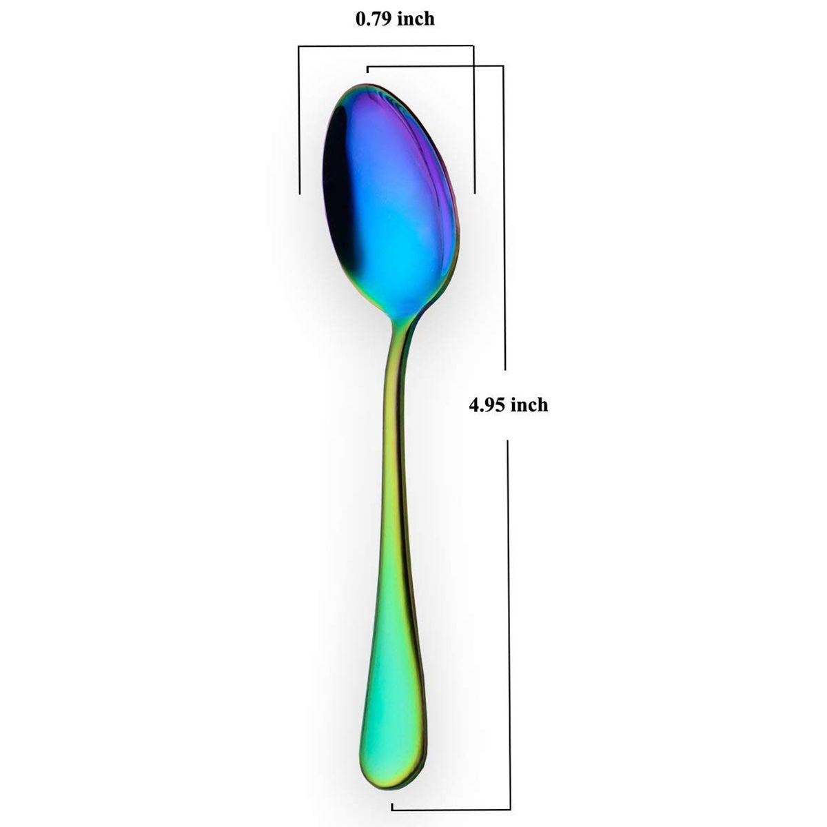 Rainbow Color TeaSpoons Coffee Spoon Mini Cake Spoon