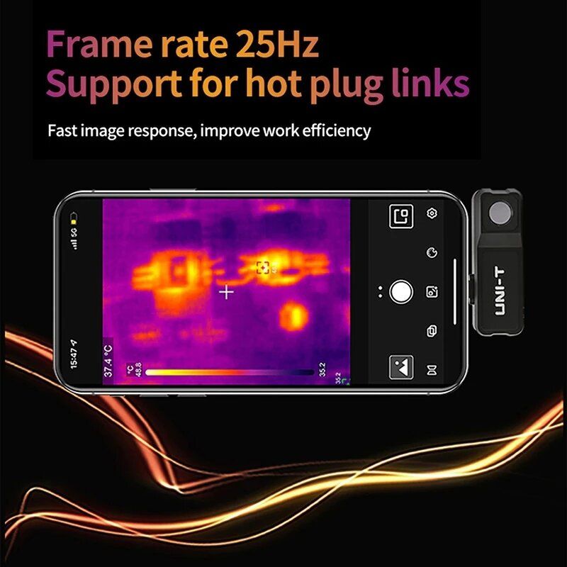 UNI-T UTi120MS Mobile Thermal Camera For IPhone IOS