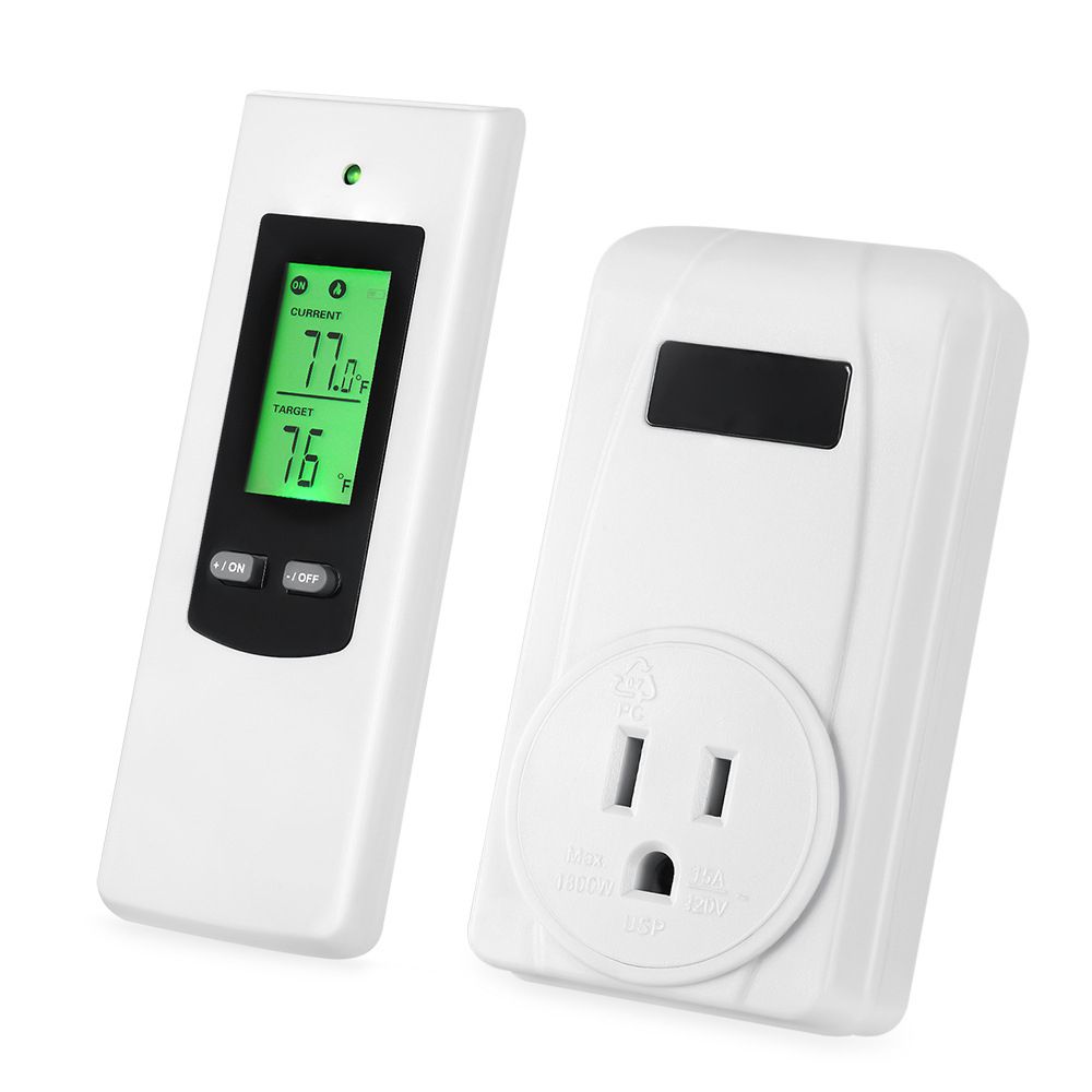 Household Wireless Thermostat Controller And Socket Set