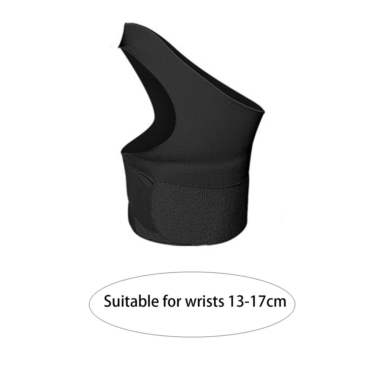 1Pc Wrist Wrap Moisture Wicking Sports Wristband Wrist Wrap Black