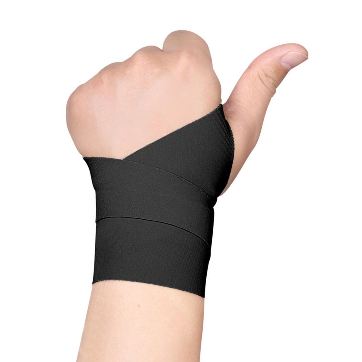 1Pc Wrist Wrap Moisture Wicking Sports Wristband Wrist Wrap Black