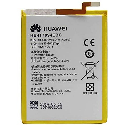 Replacement Battery For Huawei Ascend Mate 7 Hb417094ebc
