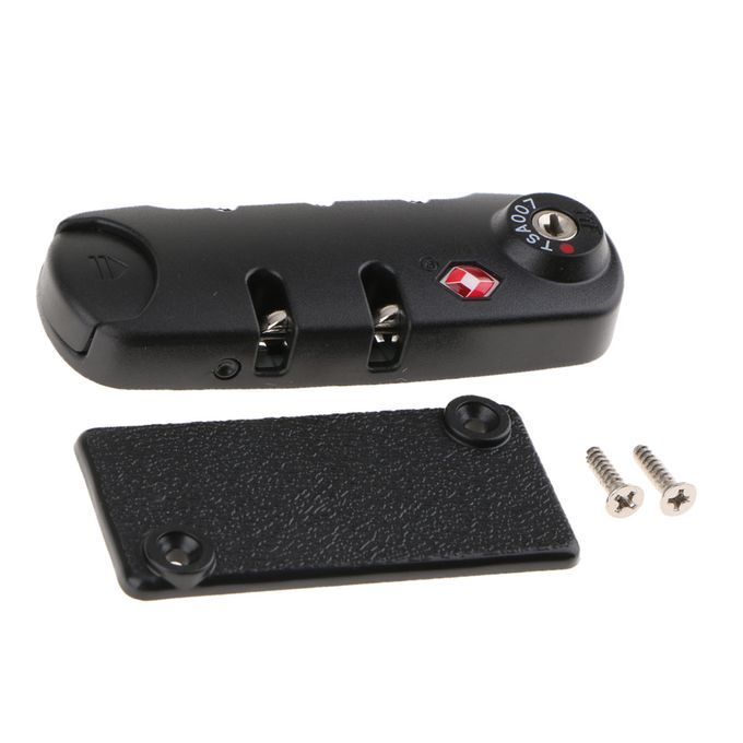 2X TSA 007 Secure Luggage Digit Combination Lock Suitcase Bag Code