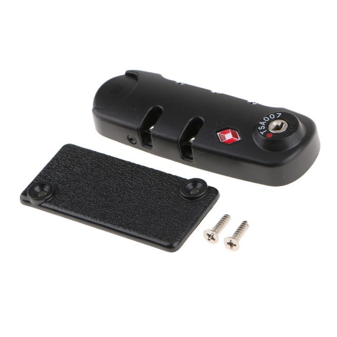 2X TSA 007 Secure Luggage Digit Combination Lock Suitcase Bag Code
