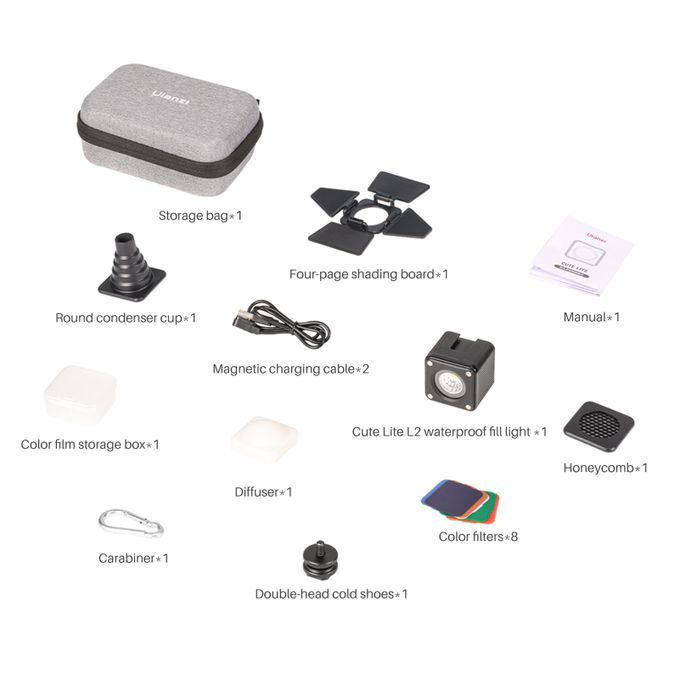 Ulanzi Cute Lite L2 COB Diving Fill Light Mini IP68