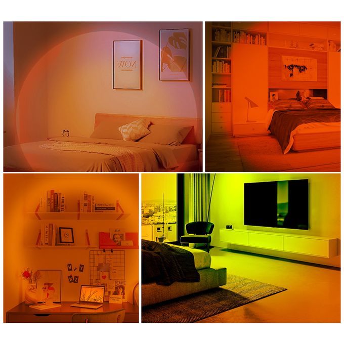 360 Degree Rotation Projector Sunset LED Light