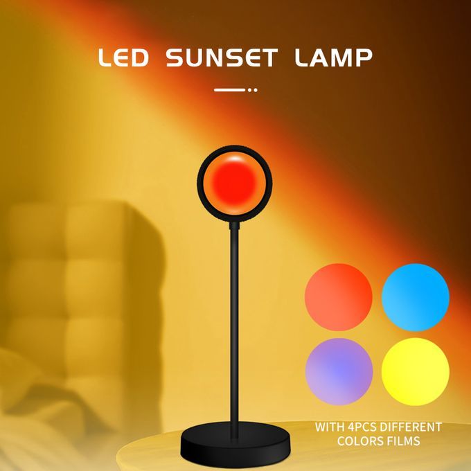 360 Degree Rotation Projector Sunset LED Light