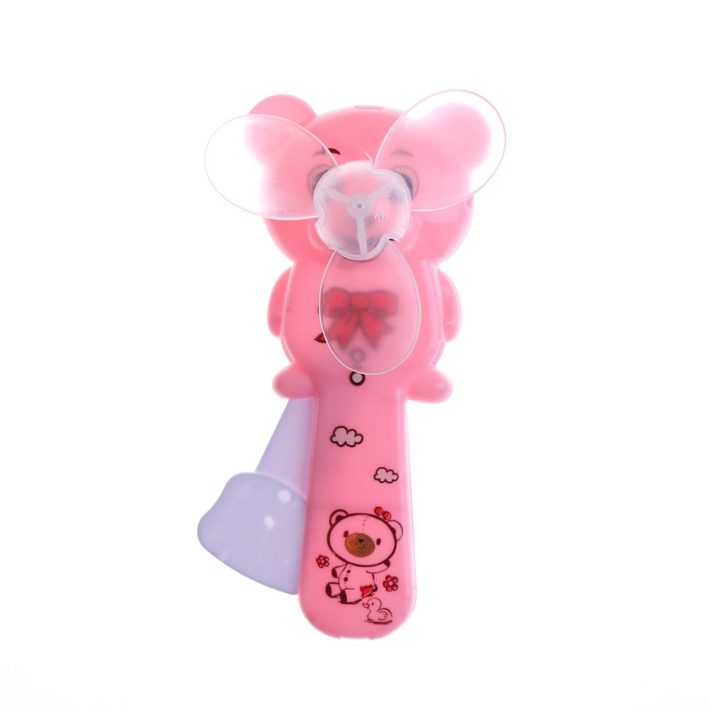 Portable Page Handheld Kids Conditioner 1PCS Mini Cubs Fan Hand Pressure Fan Air Summer Cartoon Mini Manual Portable Wholesale