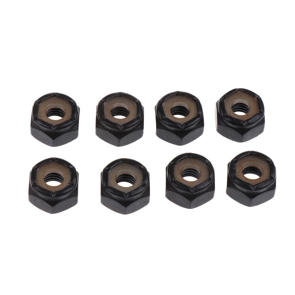 8 Pairs Skateboard Hardware Screws Longboard 5x29mm Black