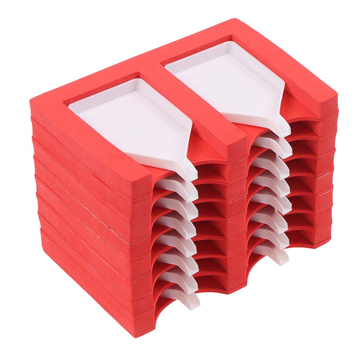 Diamond Painting Tray Diamond Painting Accessories Tools Organizer Red
