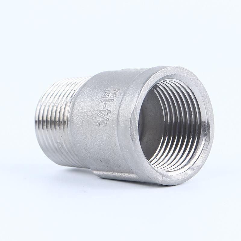 316 Material round Internal and External Thread Tooth Joint Pipe Clamp 304 Stainless Steel round Tooth Elbow Thread Straight Quick Coupler