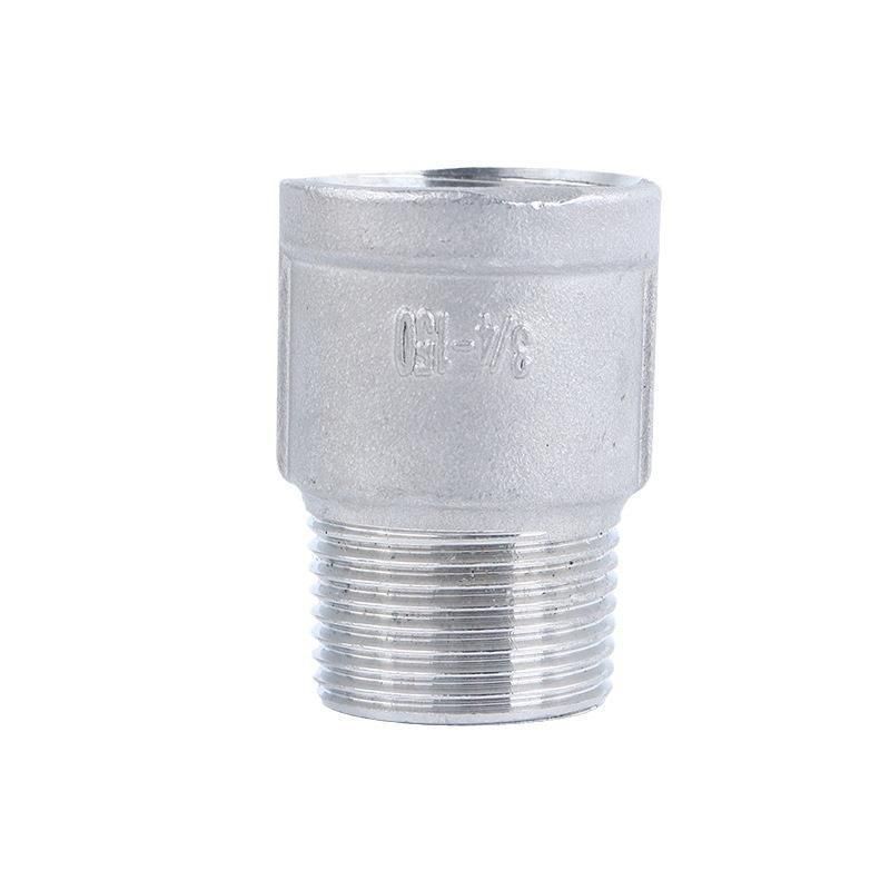 316 Material round Internal and External Thread Tooth Joint Pipe Clamp 304 Stainless Steel round Tooth Elbow Thread Straight Quick Coupler