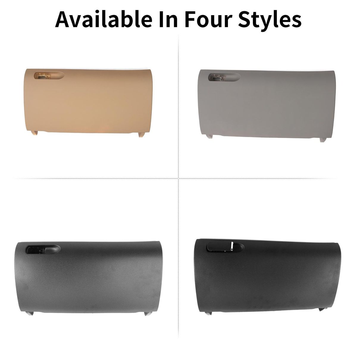 Glove Box Door Cover, Glove Box Compartment Lid with Glove Box Latch Replacement for Audi A4/S4 2001-2008, Audi RS4 2006-2008 8E1857124A
