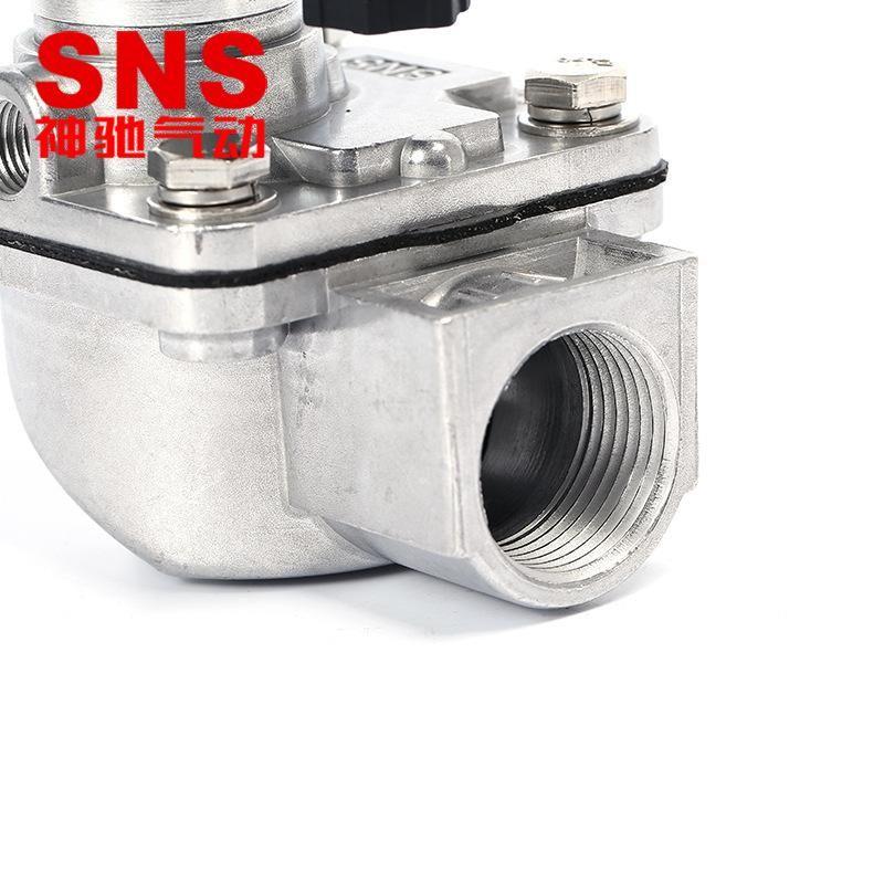 Sns Shenchi Pneumatic Long-Term Supply Smf Series Right Angle Electromagnetic Pulsing Valves Dust Removal Plant Quality and Quantity