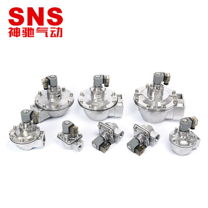 Sns Shenchi Pneumatic Long-Term Supply Smf Series Right Angle Electromagnetic Pulsing Valves Dust Removal Plant Quality and Quantity