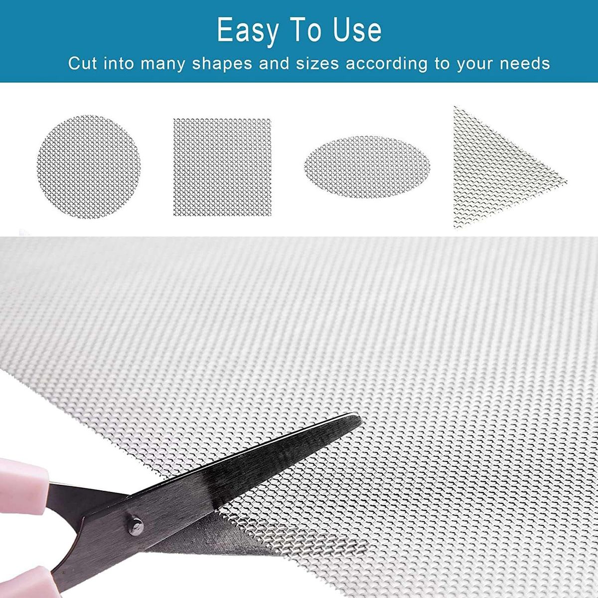 Mesh Sheet, 4 Packs Wire Mesh Panels 20 Mesh, Mouse Rodent