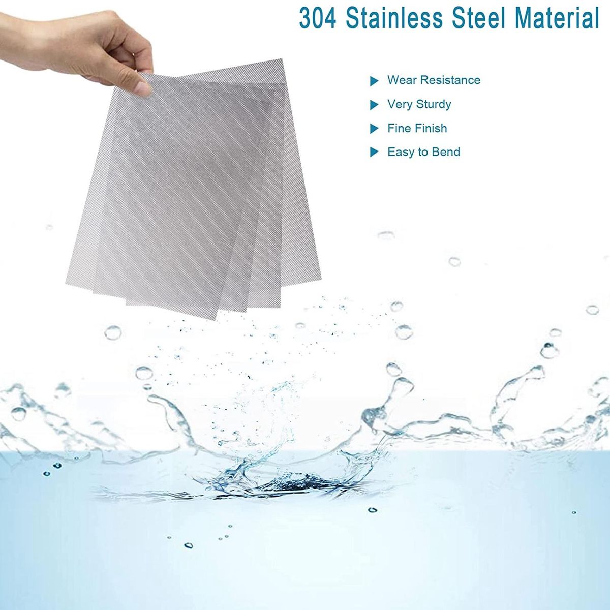 Mesh Sheet, 4 Packs Wire Mesh Panels 20 Mesh, Mouse Rodent